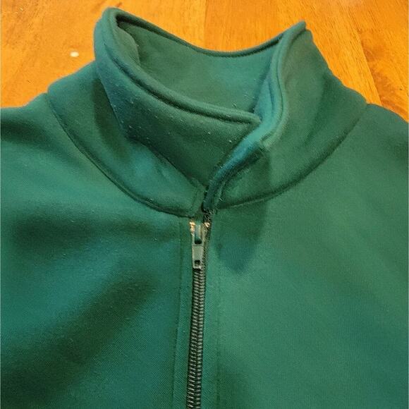 Mens Haband Long Sleeve Teal Zip Up Jacket - Picture 6 of 9